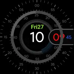 Pixel Watch concentric custom full aod