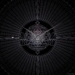Sacred Geometry Black and White