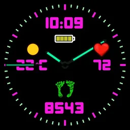 Old style glow in the dark neon - Pink