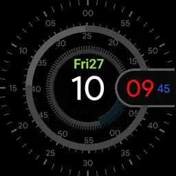 Pixel Watch concentric custom full aod