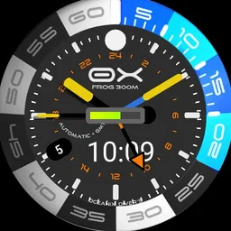 OX OCEANIX FROG 300 Diver Watch Rotate Bezel Lume Colours