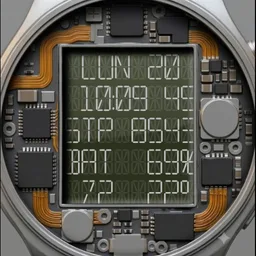 Inside the watch