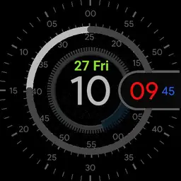 Pixel Watch concentric custom full aod
