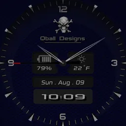 Dark Qball Skull 2 navy