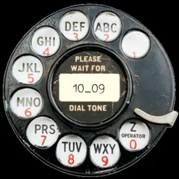 retro phone dial