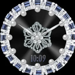 diamonds and pearls blue