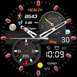 FSWM4 Analog Watch Face