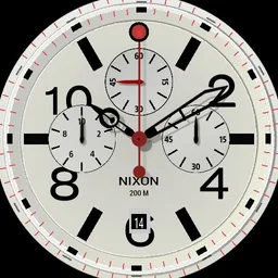 Nixon Chrono ~ White RC