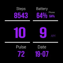 Gear S3 Dashboard Daytime Purp Improved