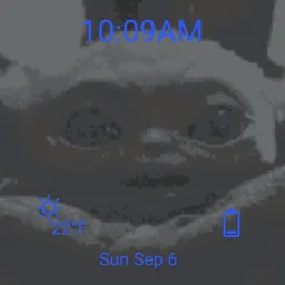 The Child smiling