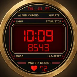 1970s retro lcd