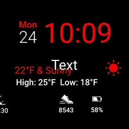 Apple weather blue