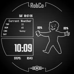 Pip Boy Round - Ucolor - Always On