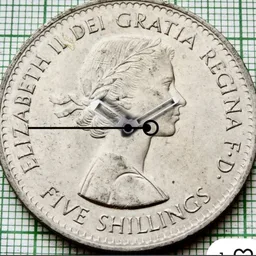 Cupronickel, 5 Shillings, UK, 1960 Copy