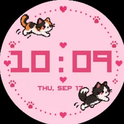 Girly Running Cats