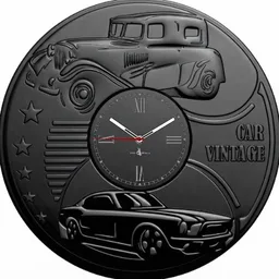 Vintage Car Black Concept