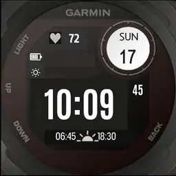 Garmin Instinct Solar St customized with Heart rate