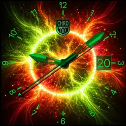 Chronox Red Green Bulb Watch