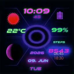 retro neon tactical