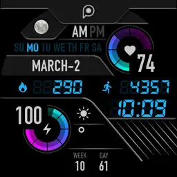 DIGITAL ACTIVE Watch Face