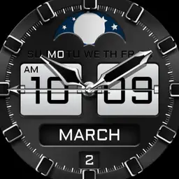 LUNAR FLIP Watch Face
