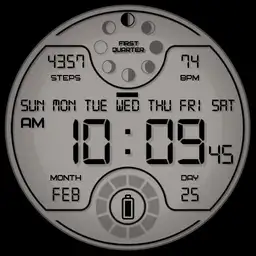LUNAR DIGITAL Watch Face