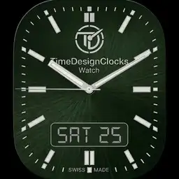 Emerald Pulse Hybrid – Luxury Analog + Digital APL