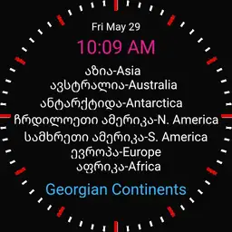 Georgian Continents