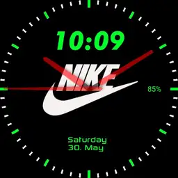 Green/White/Black Nike Digit Copy
