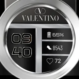 Digital designer watch face