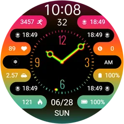【Customize】Colorful Clock