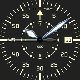 Flieger B-Muster Pilot Temp/Weather