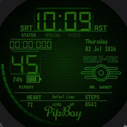 PipBoy galaxy watch updated with