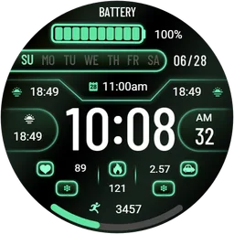 【Customize】Gradient Green Light