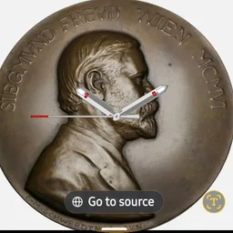 Bronze, Freuds 50th Birthday, Psychoanalysis Founder, 1906