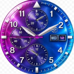 Tactical Blue Purple Chronograph
