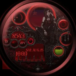 Gothic Red & Black