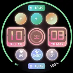 【Customize】Glow Colored Circle