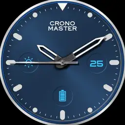 Y-Analogo azul elegante