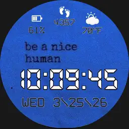 be a nice human Copy