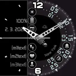 Ticwatch Mono Black kxixsp Copy