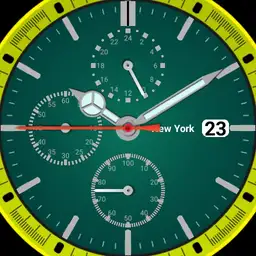 Green face chrono
