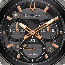 Bulova Curv Gold Dual