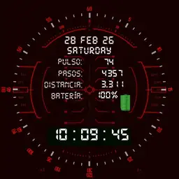 JS023_DIGITAL HUD RED