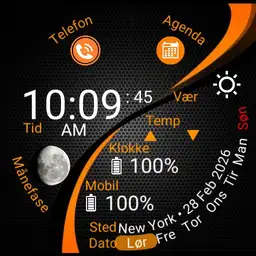 Digital Informative Watch Norsk version original