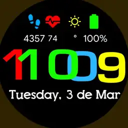 Pixel Minimal Watchface