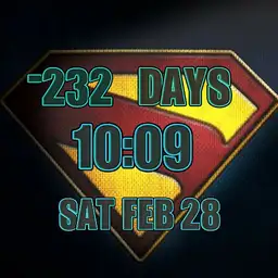 Superman 2025 Countdown and Time with Date