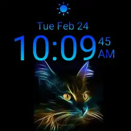 colorful cat
