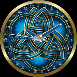 Blue Celtic Triquetra