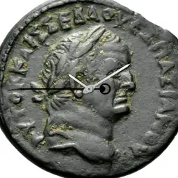 Bronze, Vespasian, Serapis, Hemidrachm, 75 CE